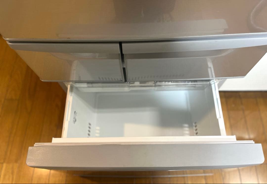 【美品】東芝 冷蔵庫 411L 2018年製 ノンフロン シルバー