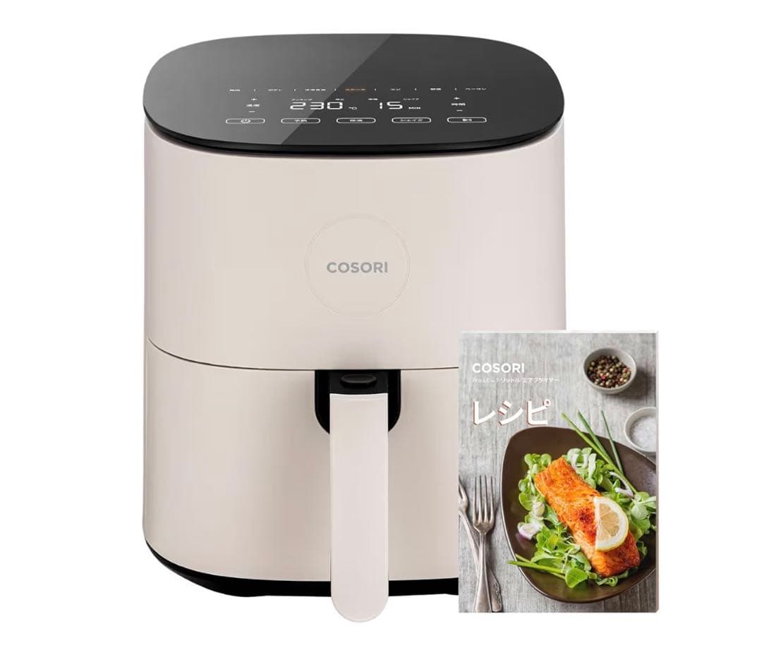 B*E様 COSORI コソリ ノンフライヤー 4.7L アイボリー CAF-L