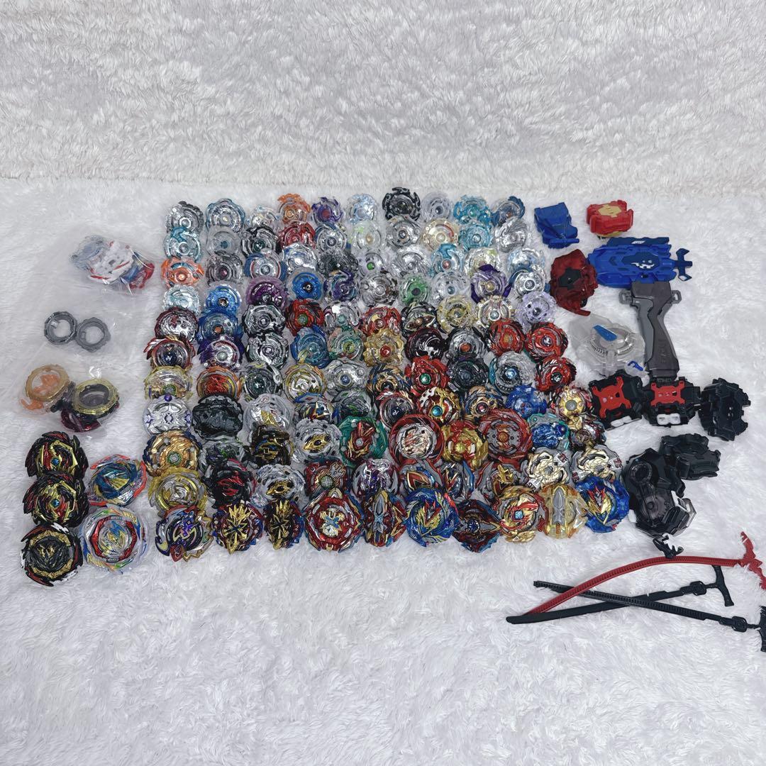 ベイブレードバースト 計135点 引退品 まとめ DB DU 付属パーツ有