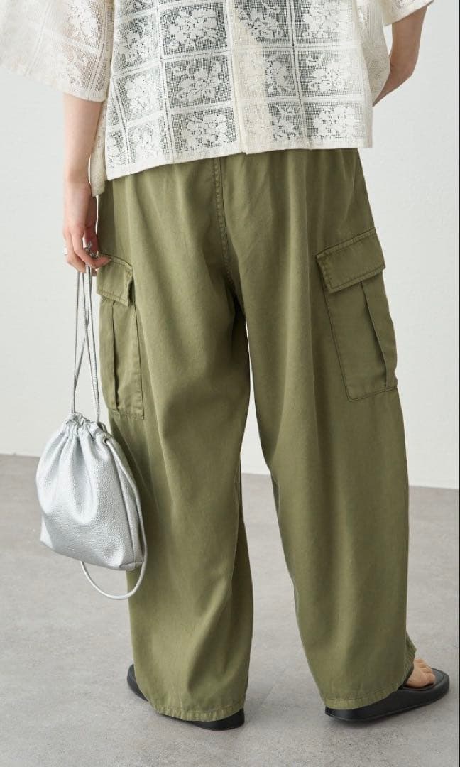 PUAL CE CIN カーブシルエットカーゴパンツ