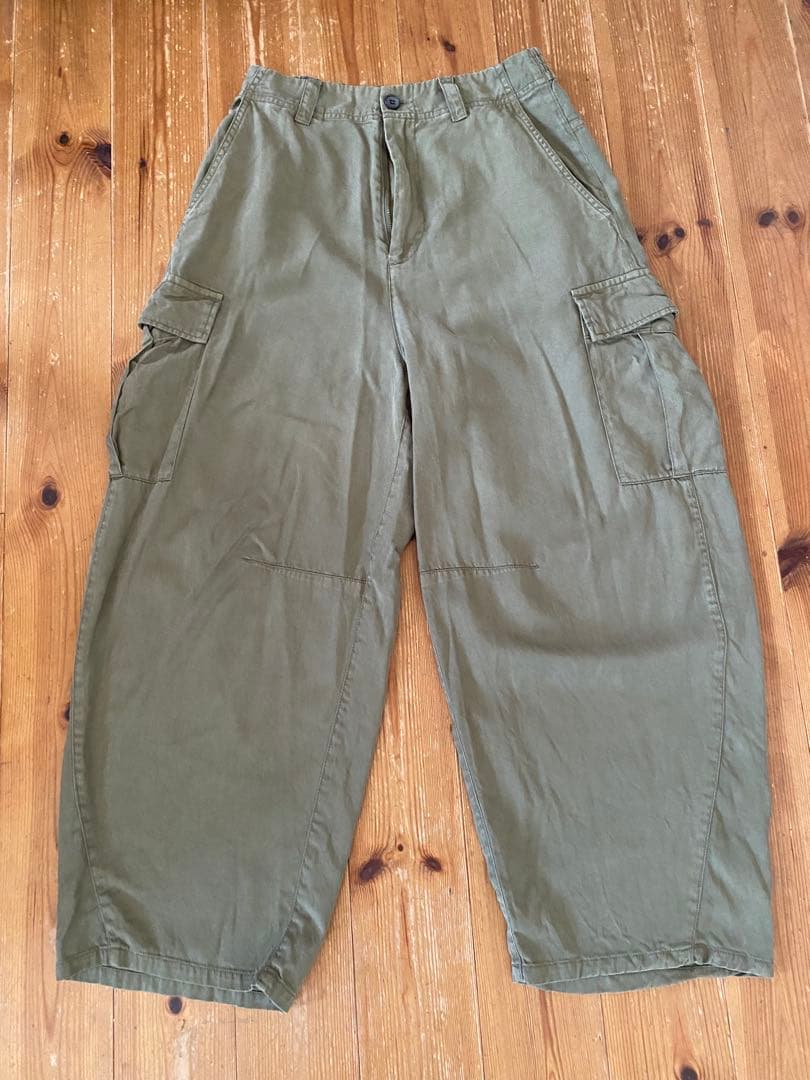 PUAL CE CIN カーブシルエットカーゴパンツ