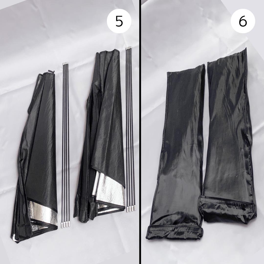 【収納バッグ付き】撮影用ソフトボックス5灯×2セット