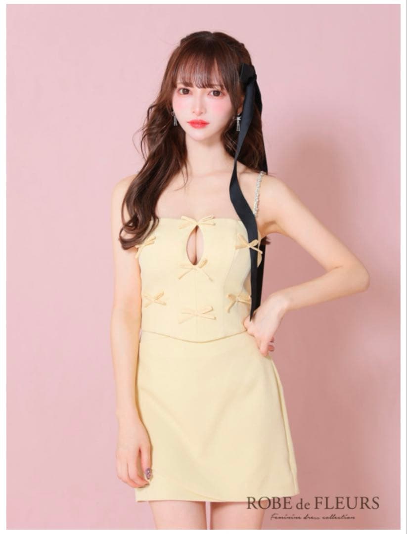 ROBE de FLEURS　ドレス　fm3367　XS