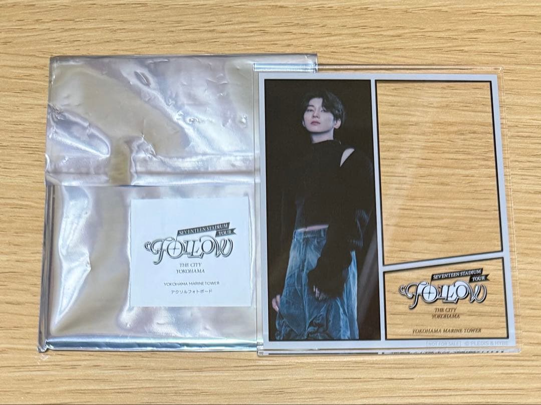 セブンティーン　横浜マリンタワー特典　アクリルフォトボード　ウォヌ