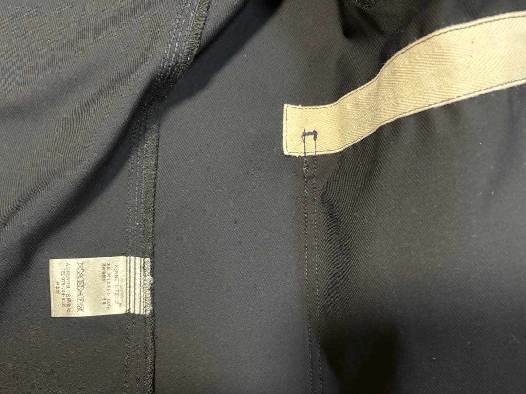 美品 KENNETH FIELD トリプルステッチジャケット