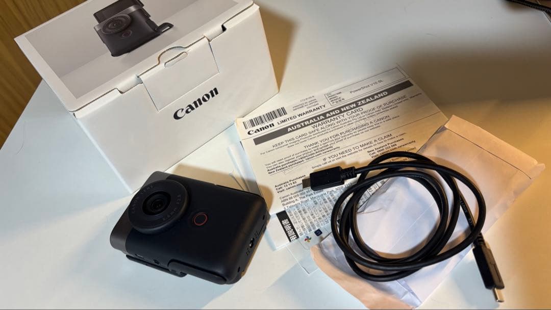 Canon Vlogカメラ PowerShot V10 シルバー PSV10SL