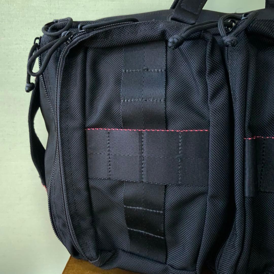 極美品 BEAMS PLUS別注 BRIEFING 3WAYバッグ 黒 米国製