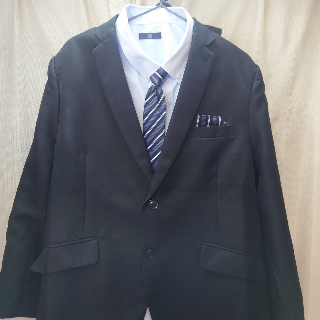 子供卒業式 黒 スーツ 170cm