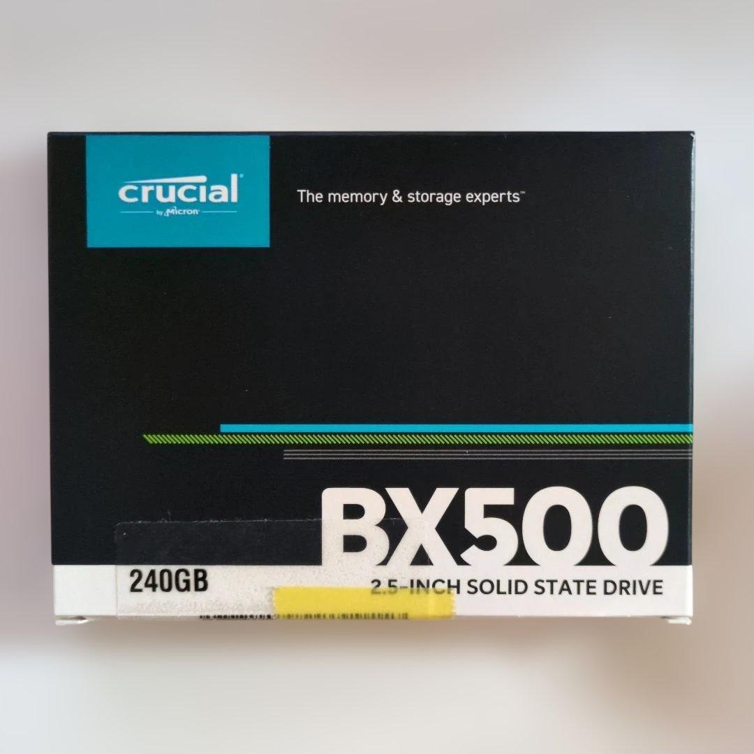 Crucial BX500 240GB 2.5インチ SSD