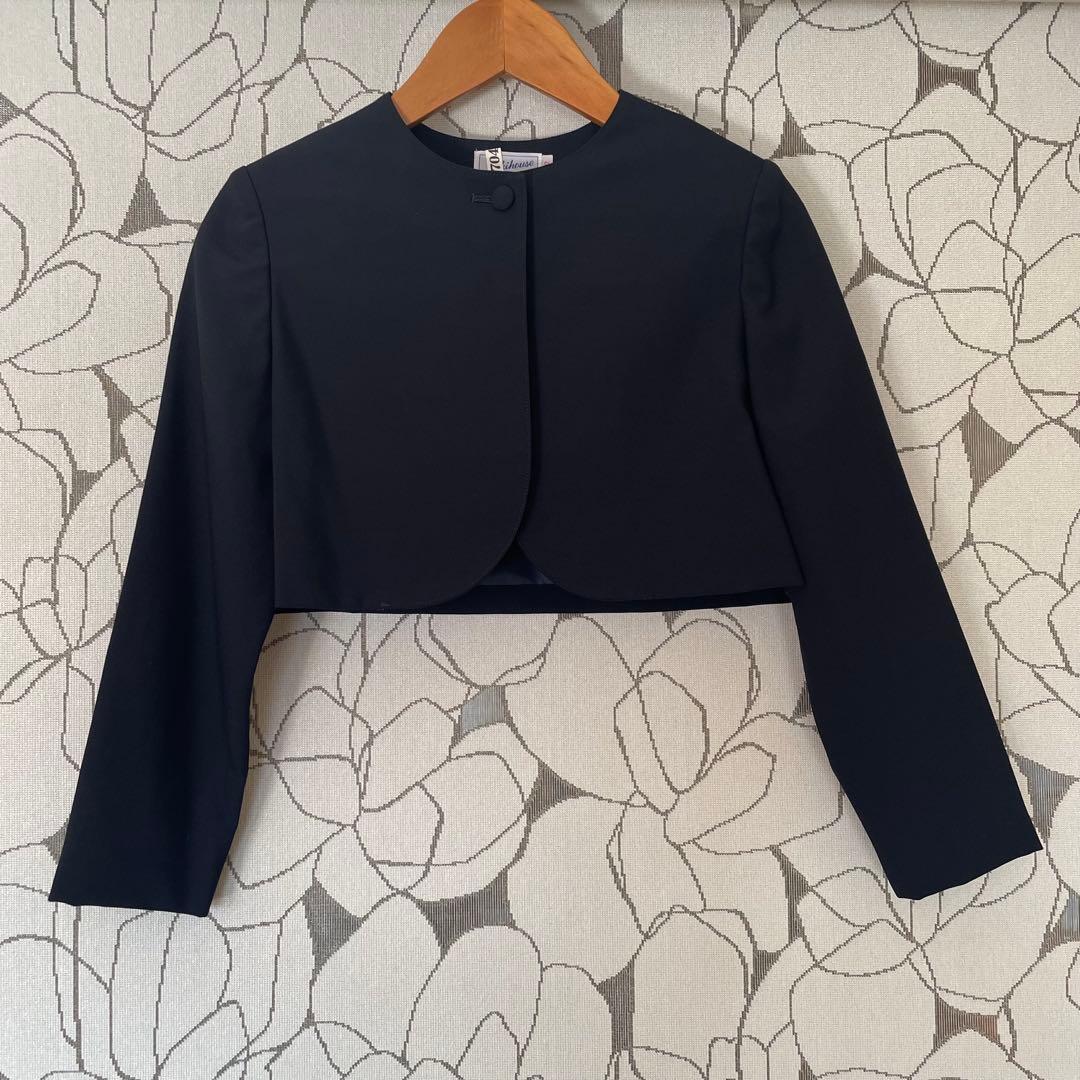 【美品】130 MIKIHOUSE アンサンブル ワンピース ジャケット 受験