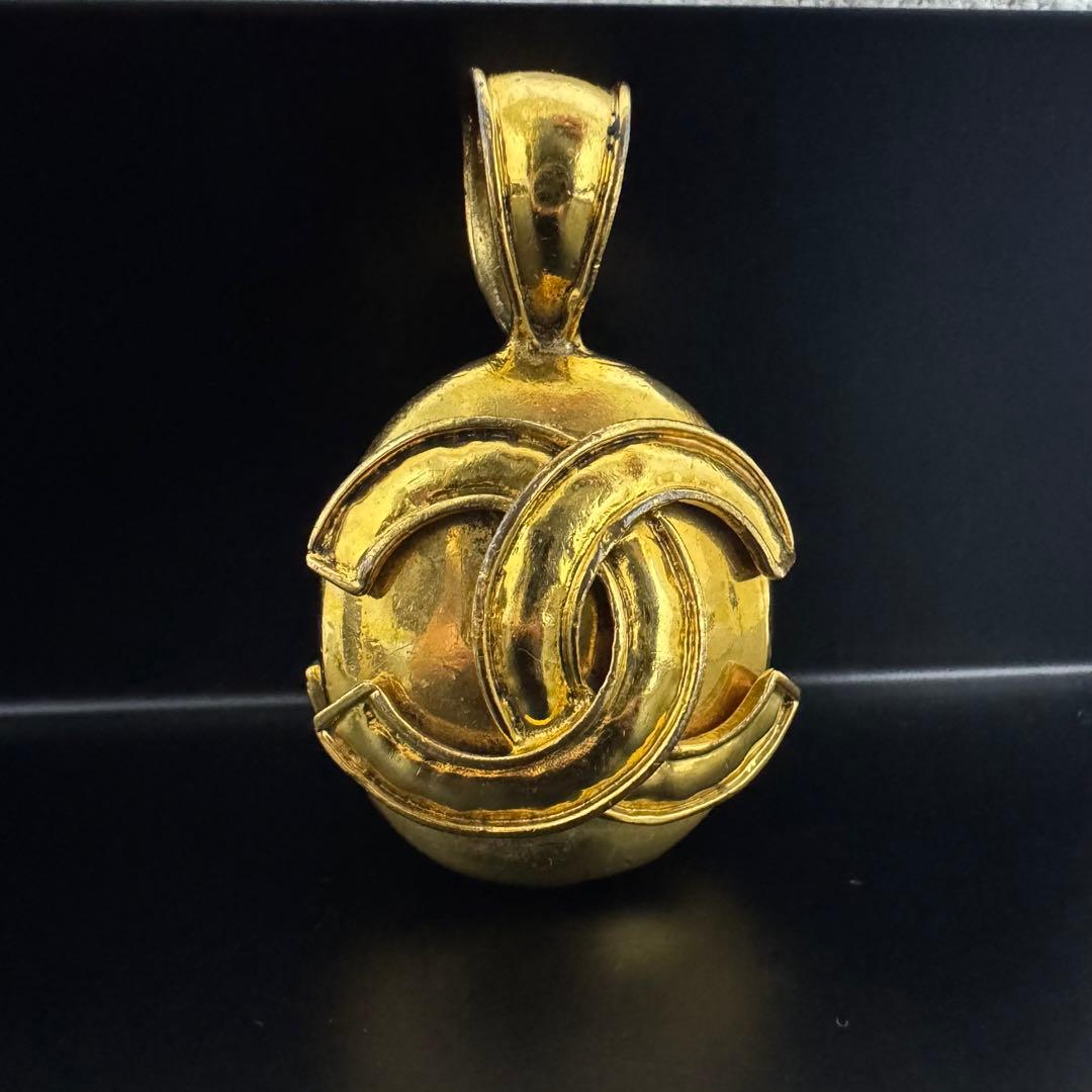 CHANEL シャネル 【3715D】 ネックレス トップ ココマーク ゴールド