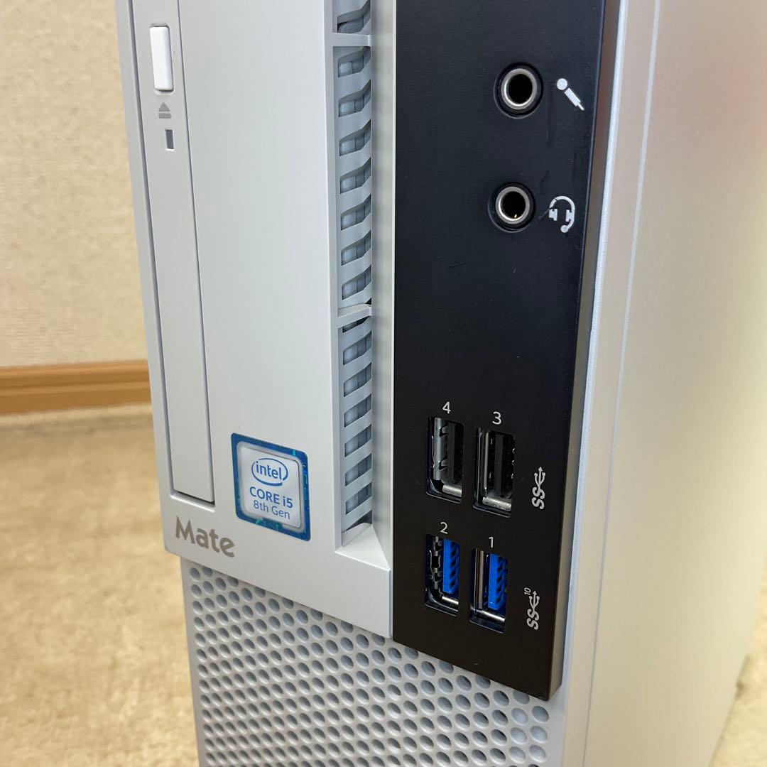 Windowsデスクトップ NEC Mate i5-8400 NVMe Wi-Fi Windows11Pro