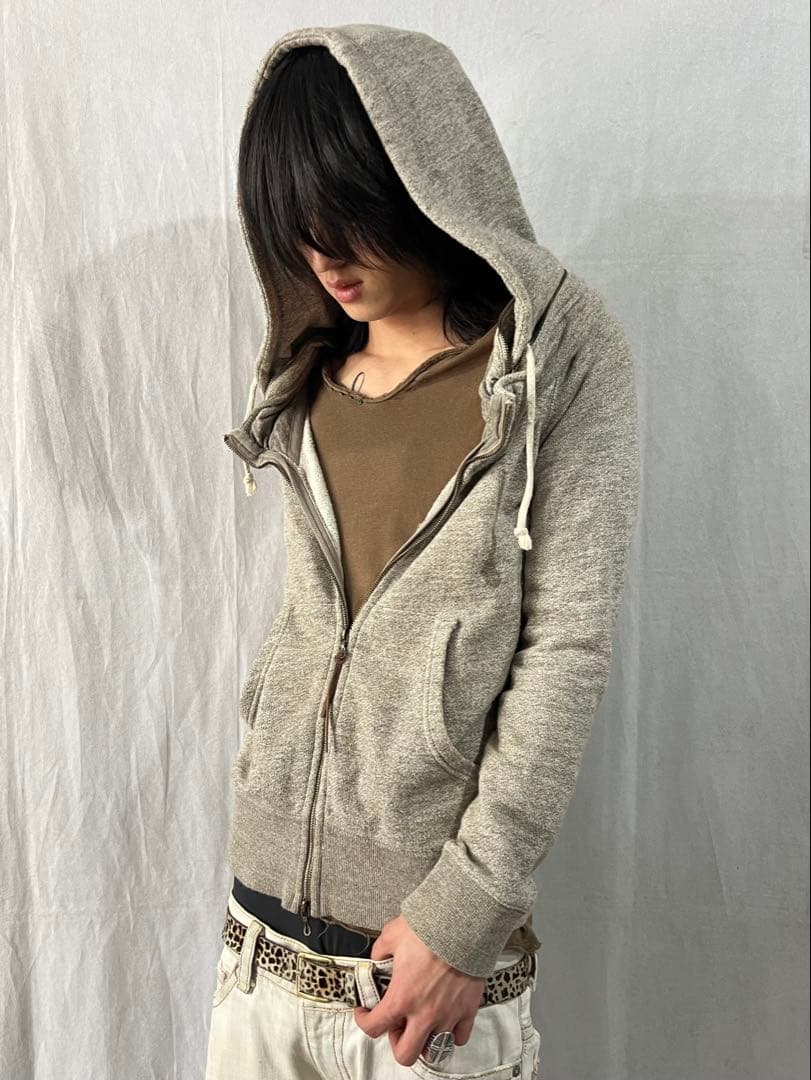 トップス NATURALVINTAGEGOA\"VolumeNeckSweatZHoodie
