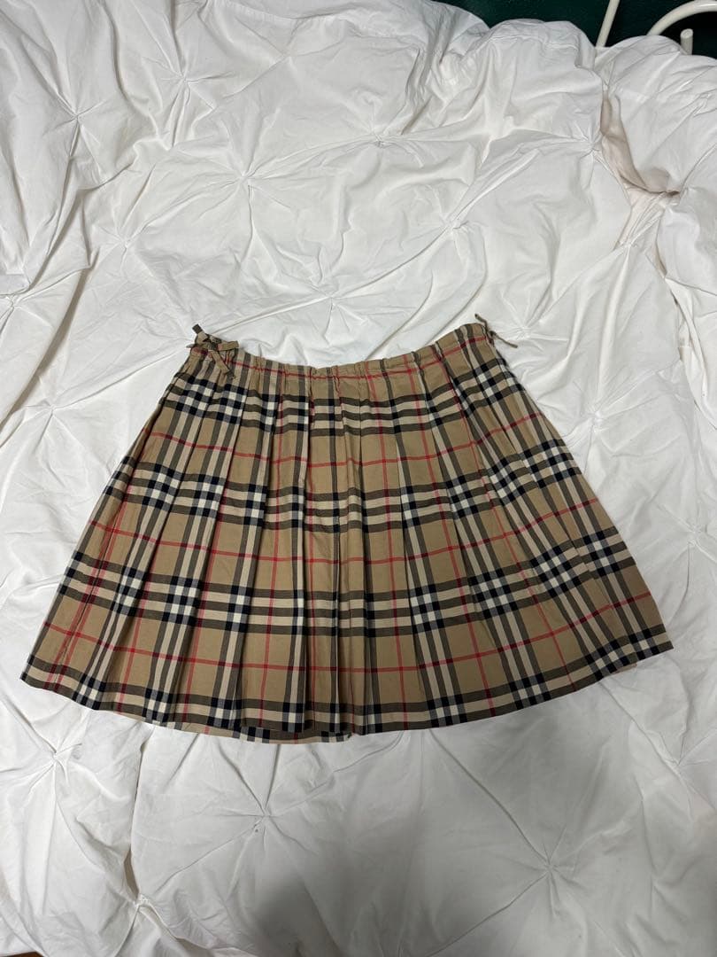 BURBERRY チェック柄 プリーツスカート