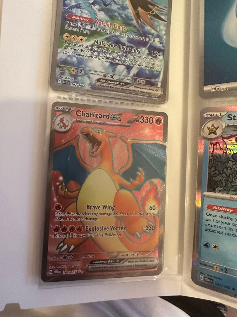 デ*ー様 サンダーex リザードンex 英語版　その他カード＋ファイル付き