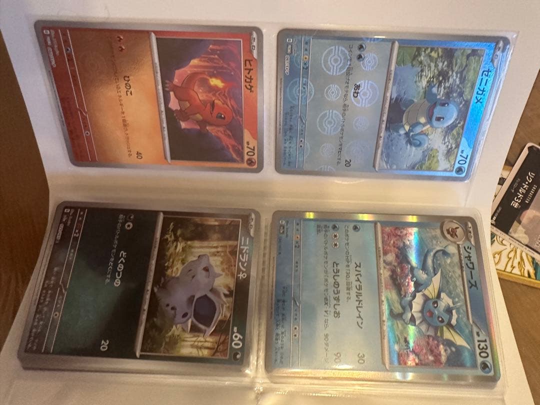 デ*ー様 サンダーex リザードンex 英語版　その他カード＋ファイル付き