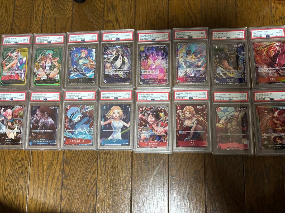 ワンピースカードPSA10 フラッグシップ等16枚まとめ売り