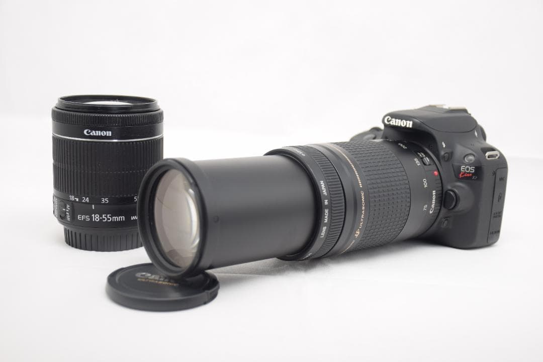 ダブルレンズセット✨Canon EOS Kiss X7✨手振れ補正＆超望遠✨小型