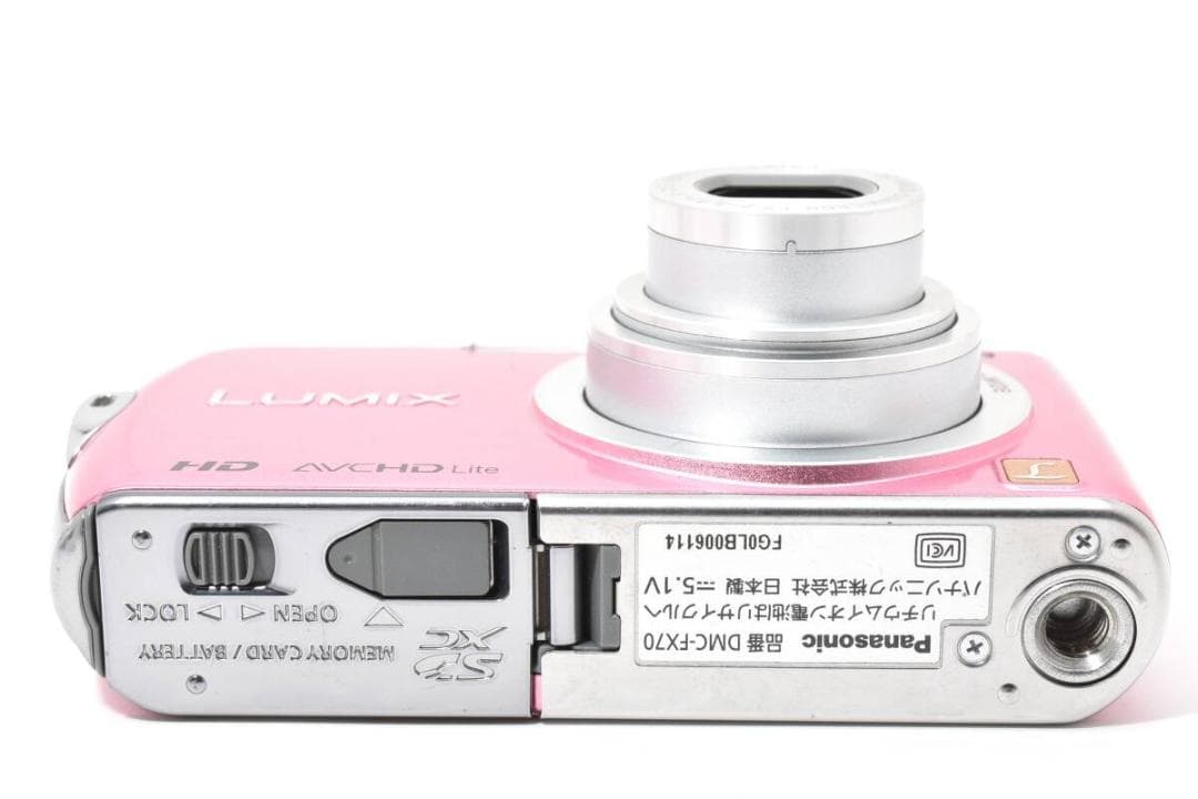 美品　Panasonic LUMIX DMC-FX70 ピンク ＃A327