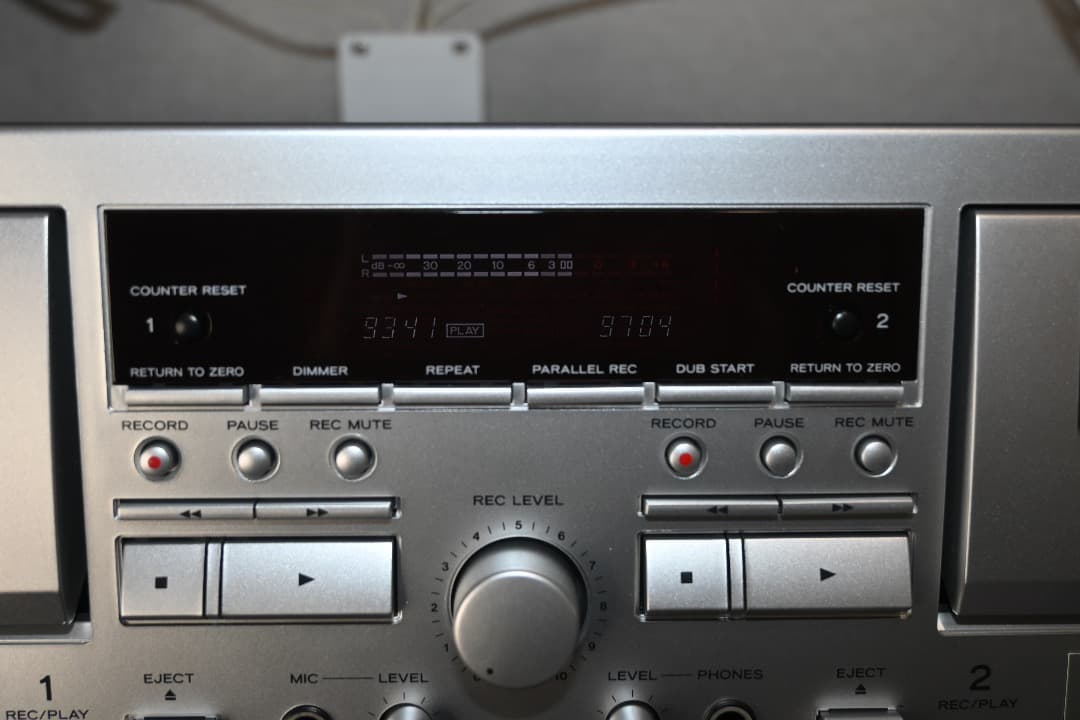 TEAC w-1200 ダブルデッキ　USBデジタル出力可