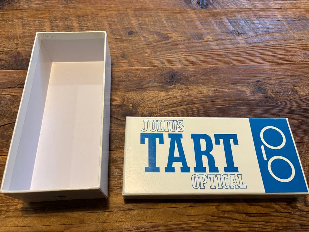 JULIUS TART OPTICAL AR ブラックメガネ ケース付き