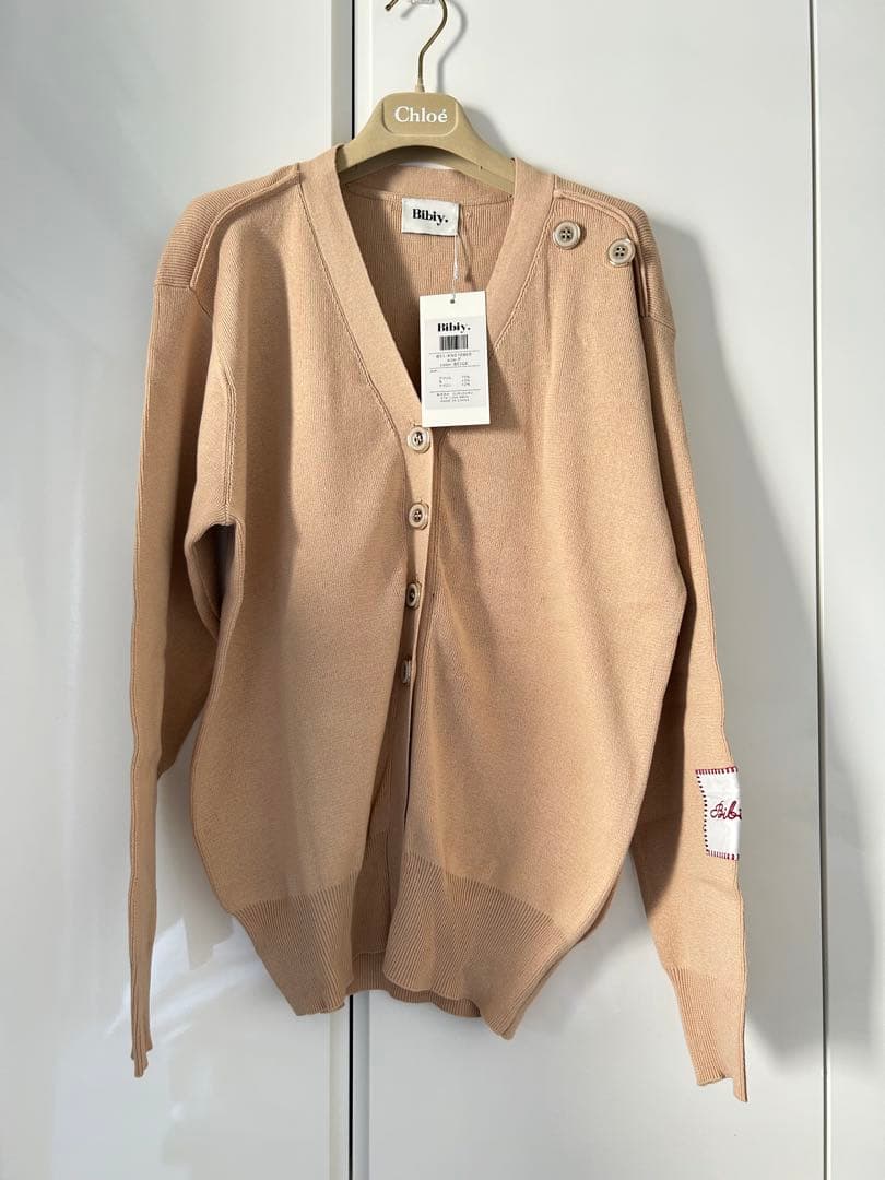 【新品タグ付】bibiy ベージュBIBIY. DINER CARDIGAN