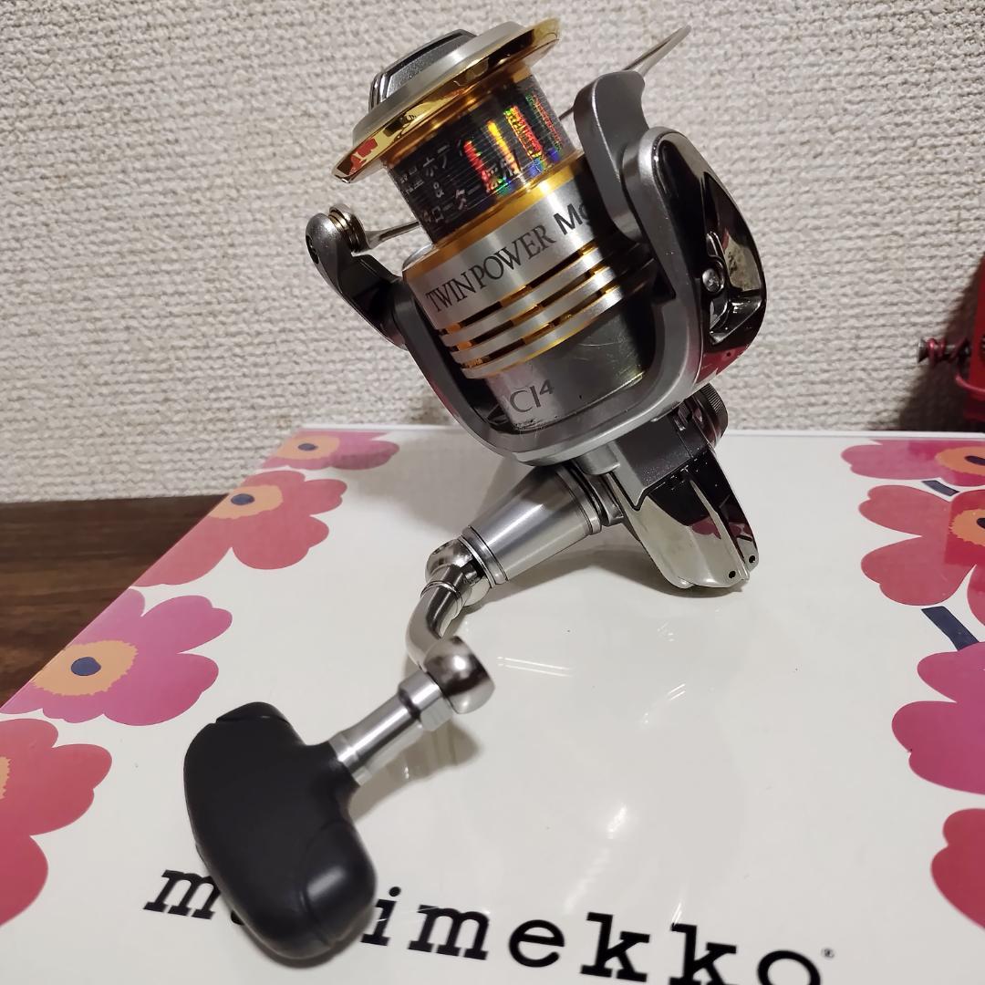 【美品】シマノ SD74H スピニングリール ツインパワーMG 4000
