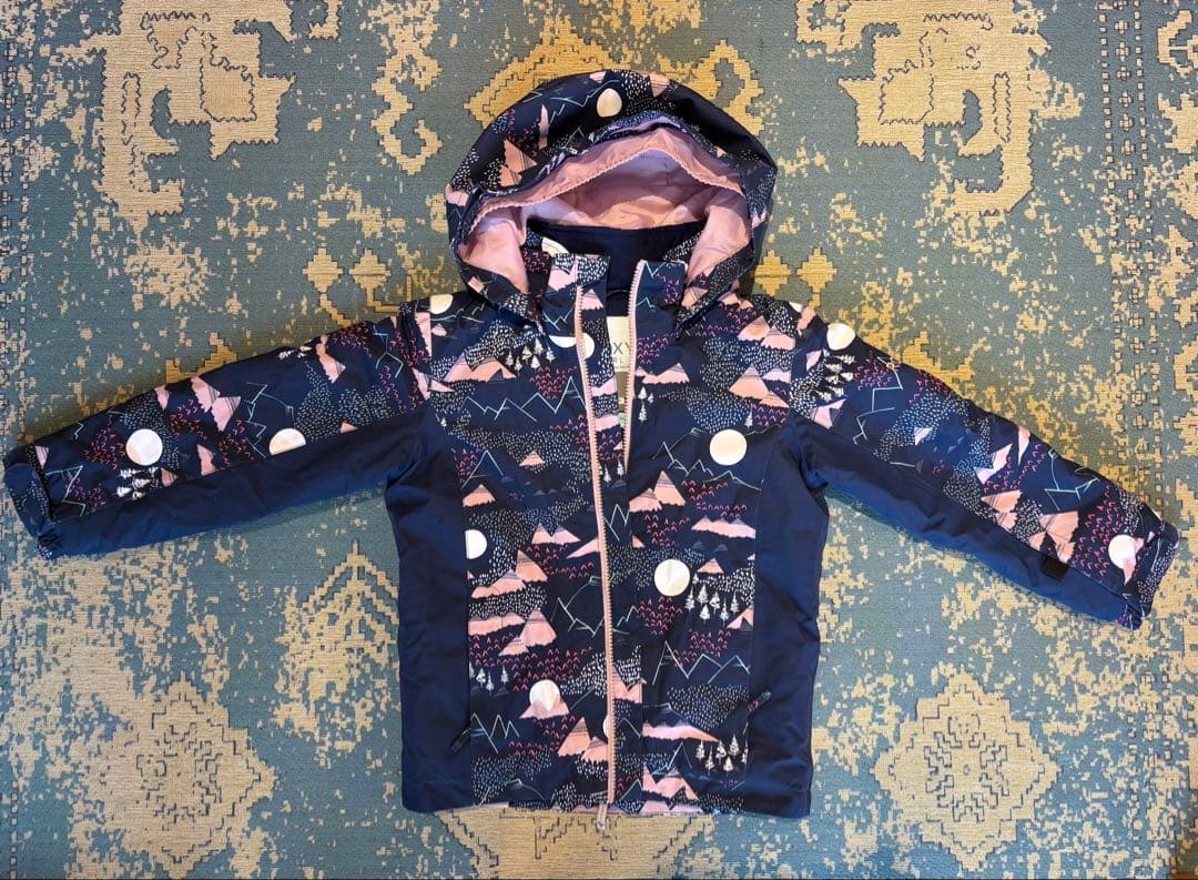 ROXY スキーウェア 120 ボードウェア 上下セットパンツ スノボ キッズ