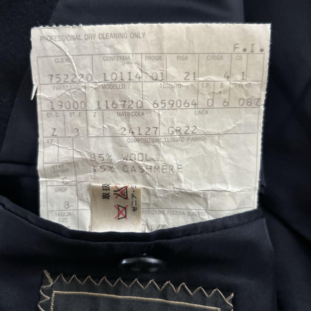 希少✨ エルメネジルド ゼニア ダブルテーラードジャケット ウール カシミヤ L