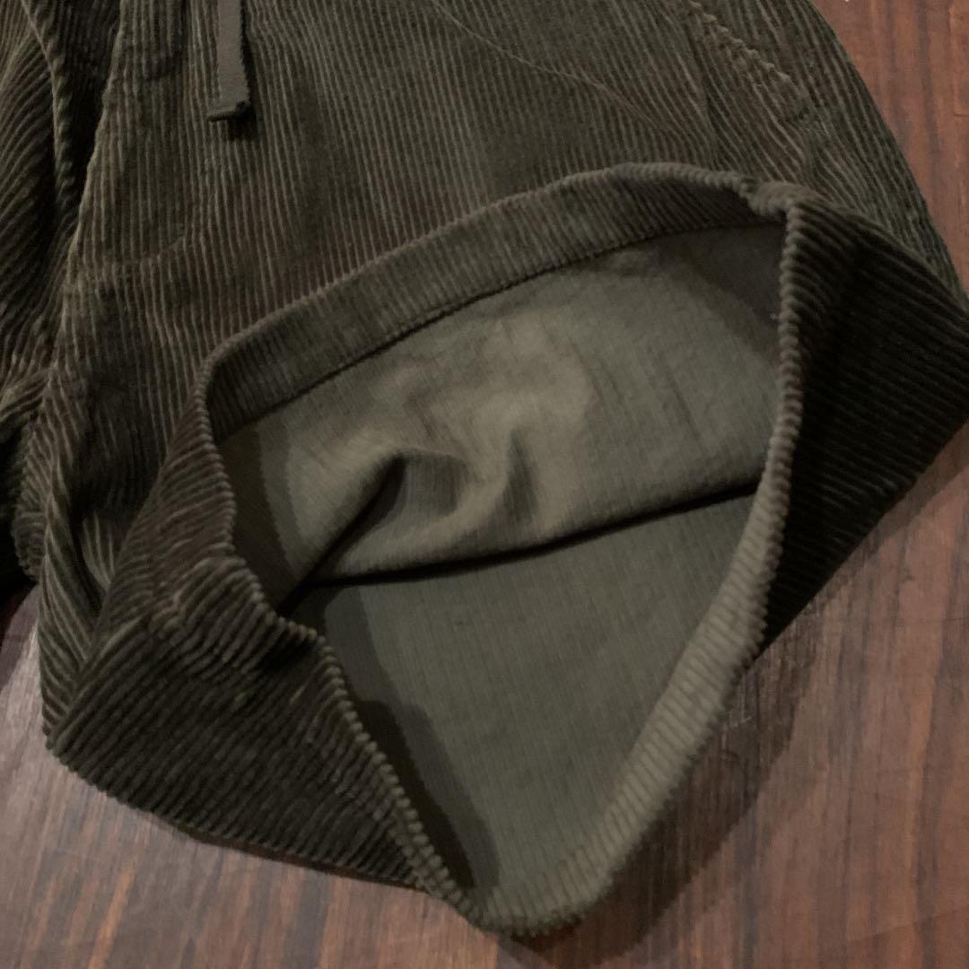 新品タグ付GX1000 コーデュロイショーツ　悪魔デビル刺繍ハーフパンツL緑