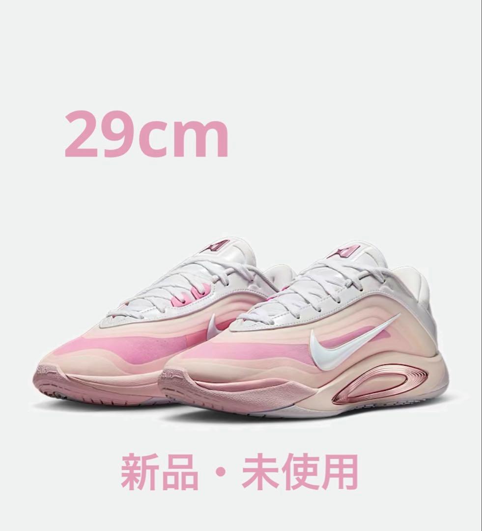 Nike ナイキバスケットボールシューズ ピンク/ホワイト