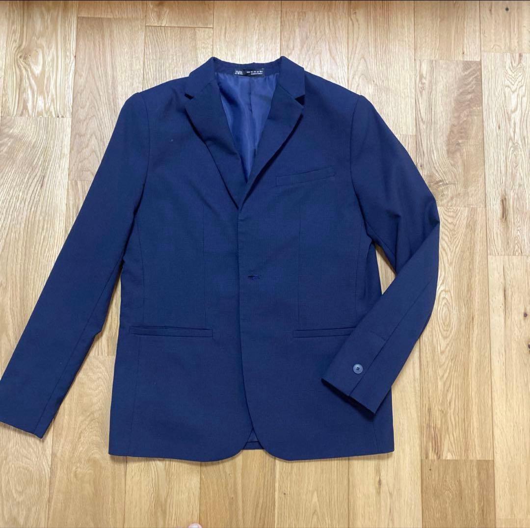 ZARA ネイビー フォーマルスーツセット 164cm 卒業式　クリーニング済