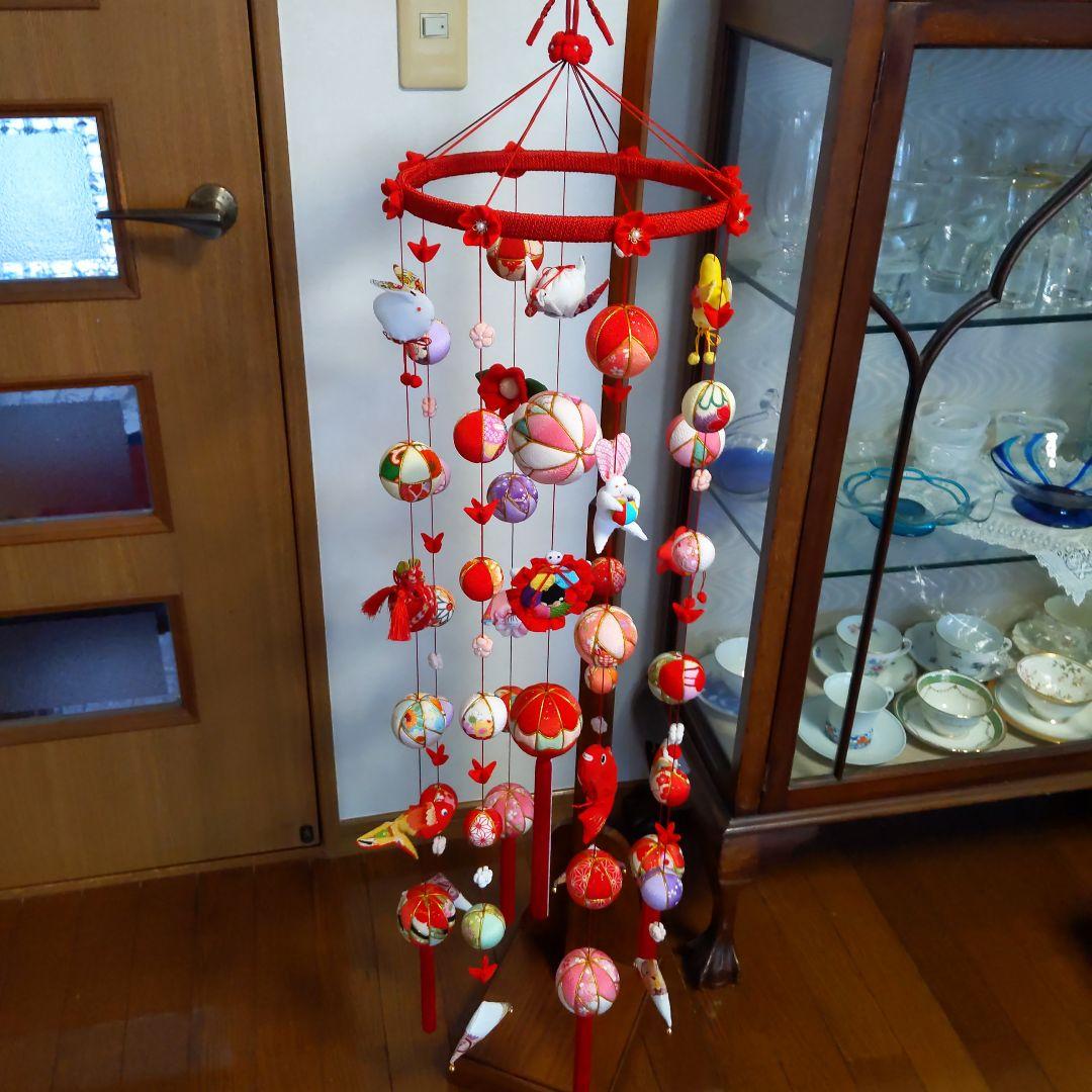 ちりめん細工　お雛様下げ飾りさげもん(大)