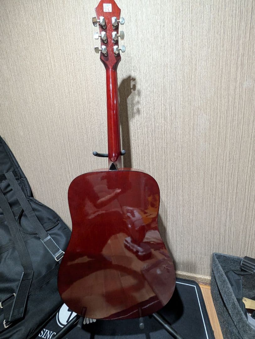 良音/Epiphone　PR-200/NA 改チューナー付エレアコ　ケース付