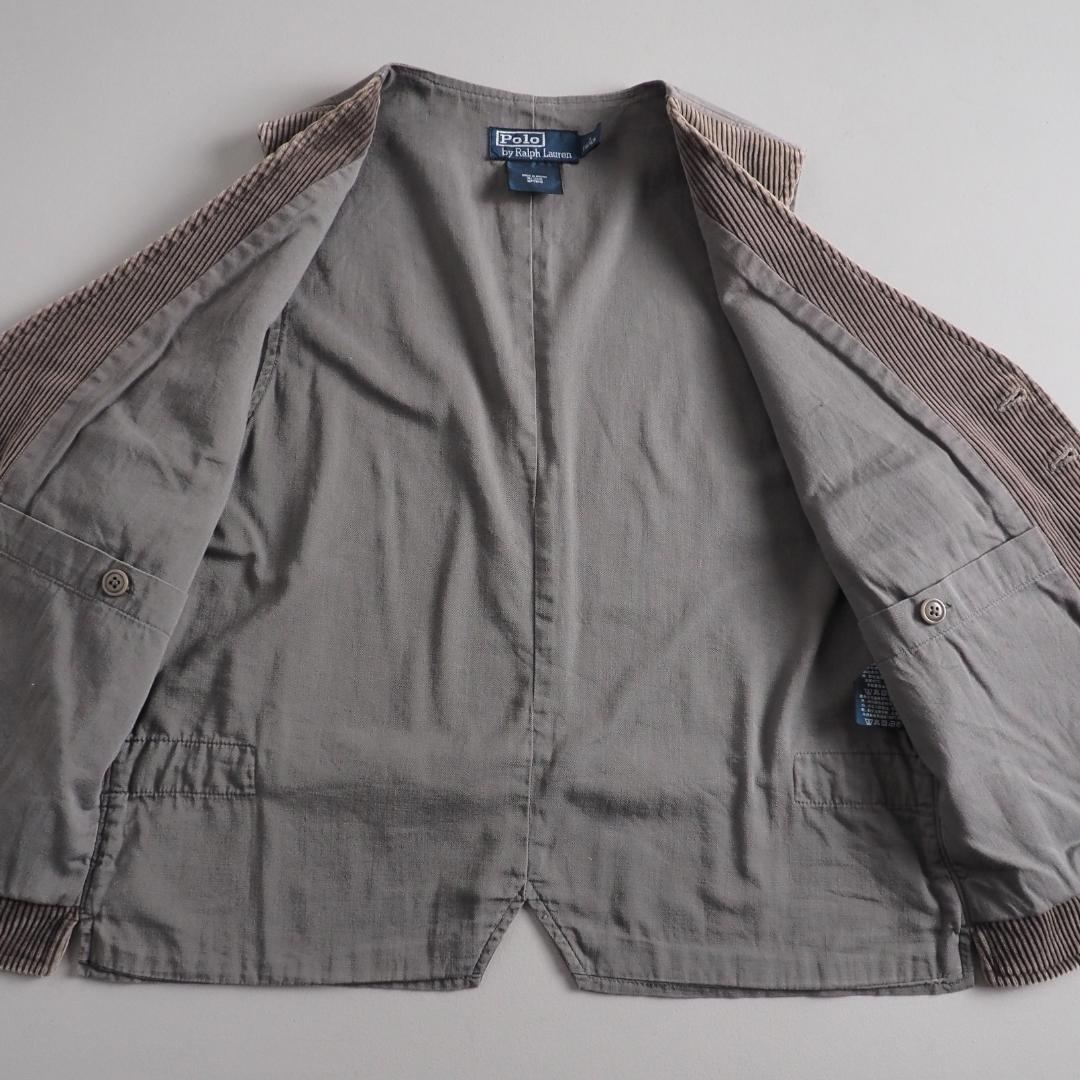 ラルフローレン　正規品　ベスト　コーデュロイ　ブラウン　美品