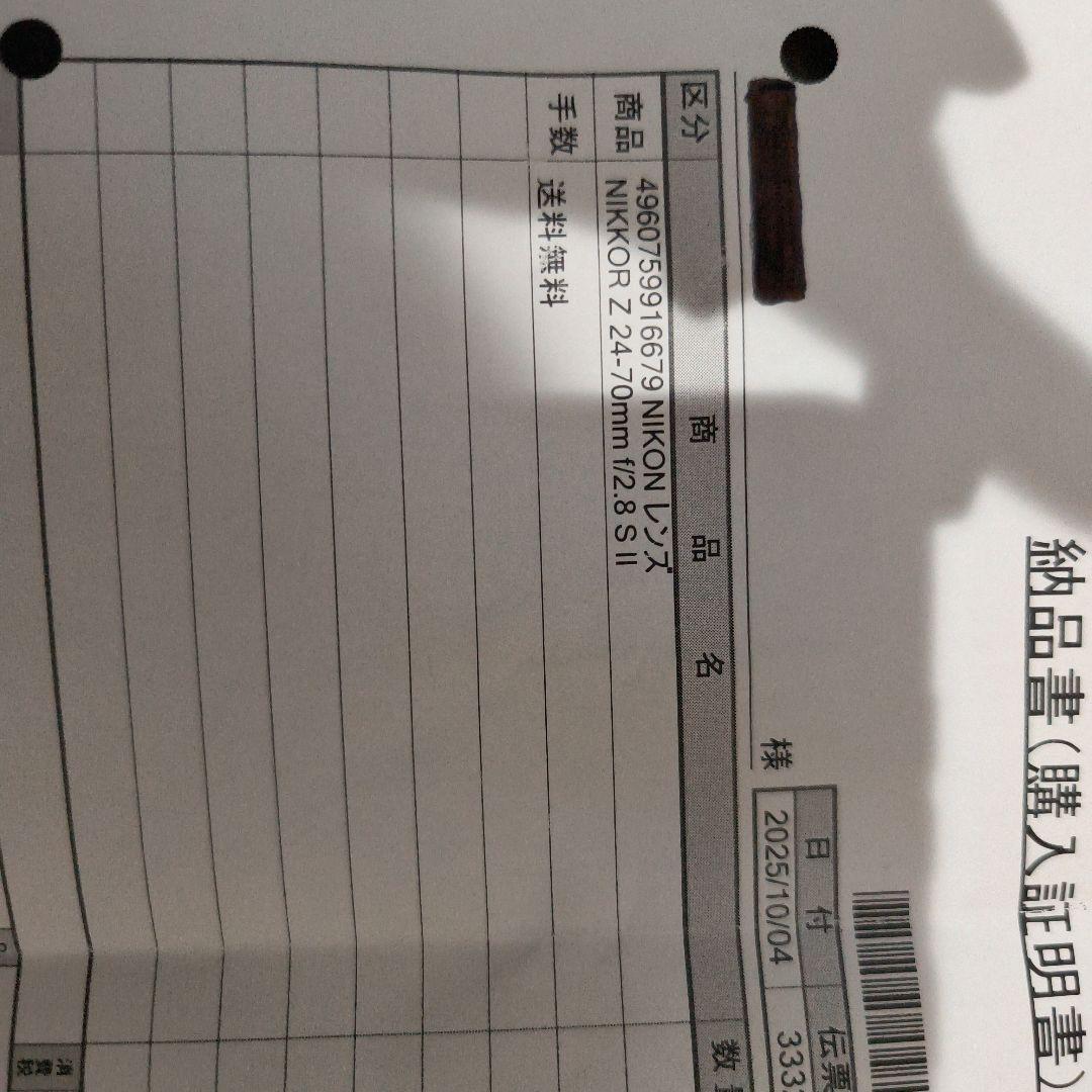 【超美品】NIKKOR Z 24-70mm f/2.8 S II