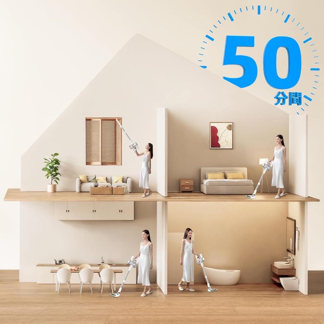 掃除機 コードレス【2026月新登場！業界革新！85Kpa超強力吸引