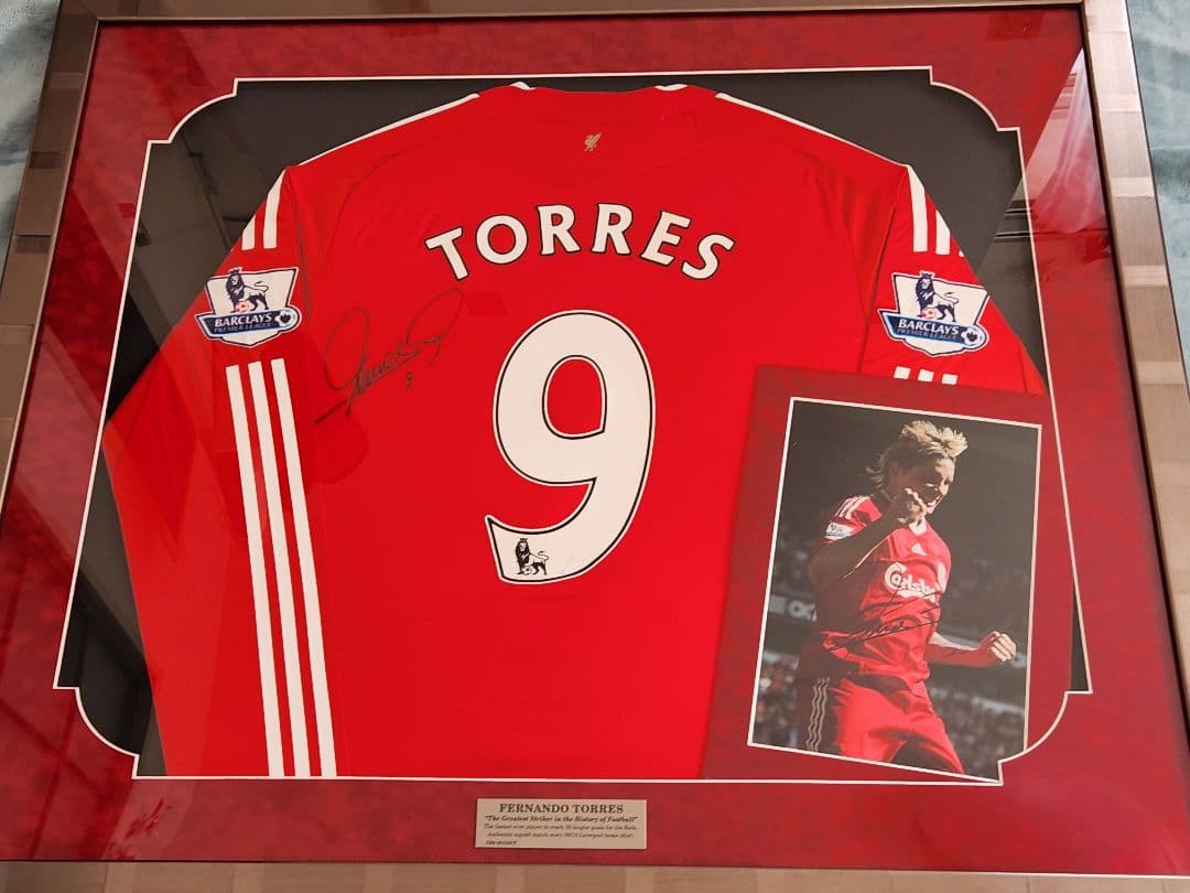 リバプール フェルナンド・トーレス サイン入りユニフォーム