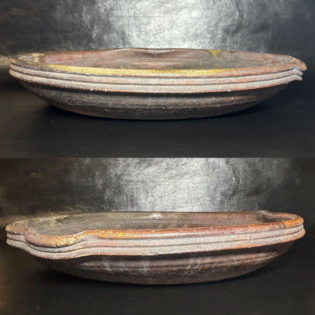 ★古陶磁/古備前 大鉢/水盤！幅 約50㎝！★