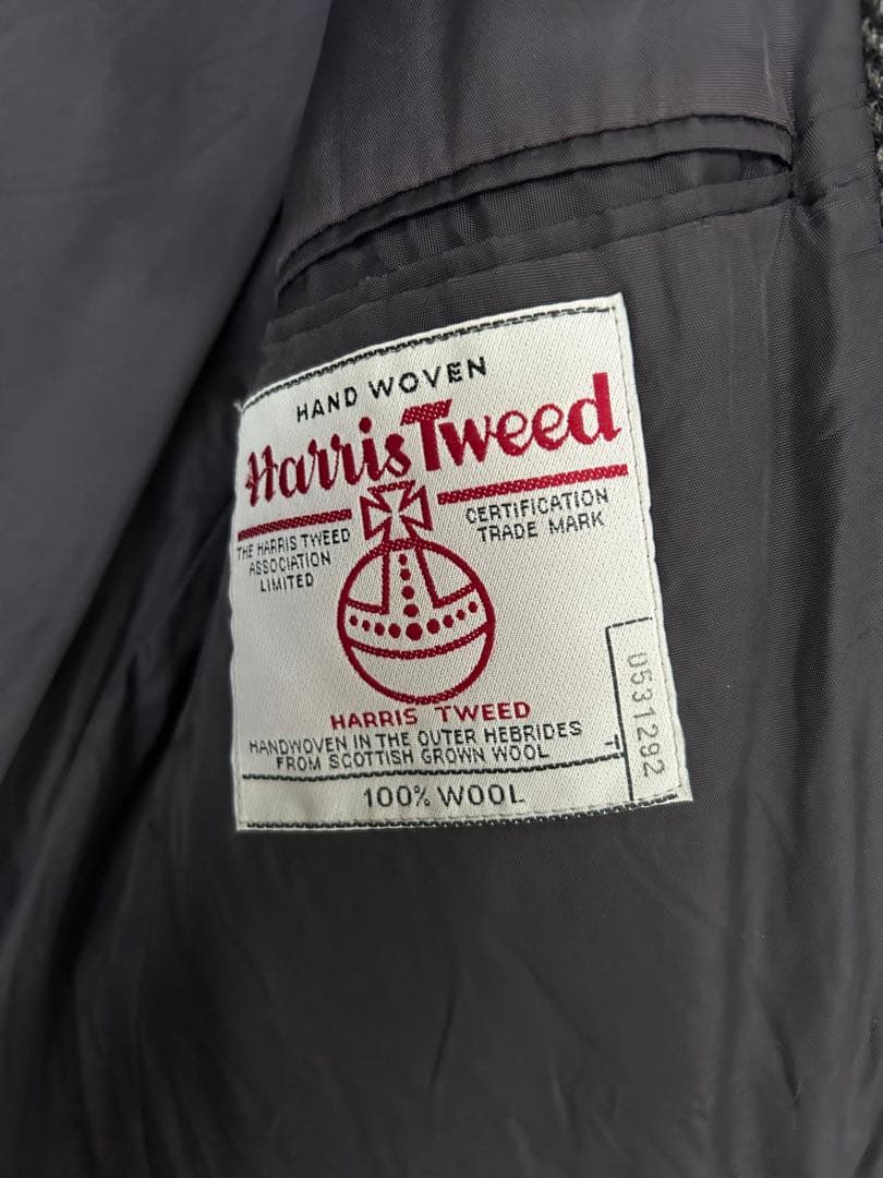 Harris Tweed テーラードジャケット　ウールジャケット　U.K.製