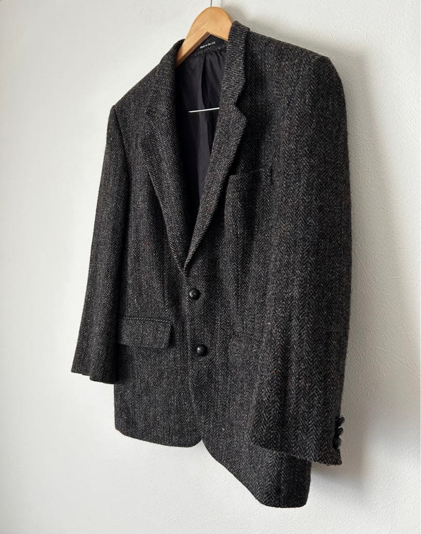 Harris Tweed テーラードジャケット　ウールジャケット　U.K.製