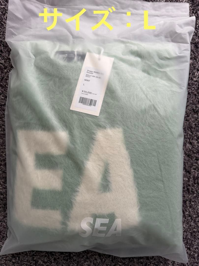 WIND AND SEA ShaggyBIGSEA Knit Sweater新品