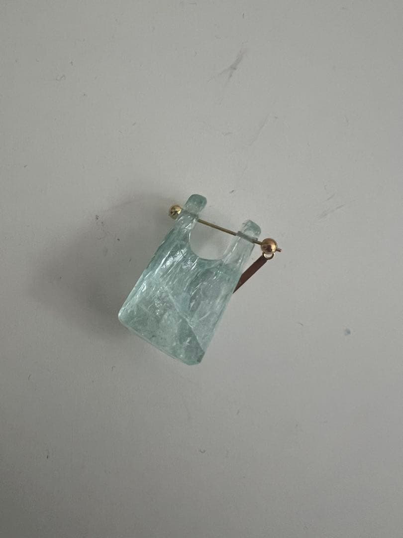 MONAKAジュエリー　片耳ピアスアクアマリン