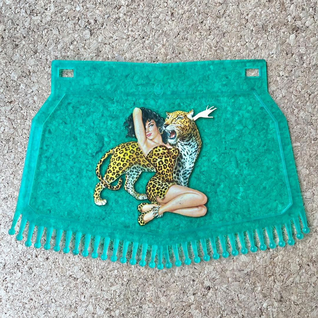 ◆50s60sデッドストック【Biemme・マッドフラップ】クリアグリーン