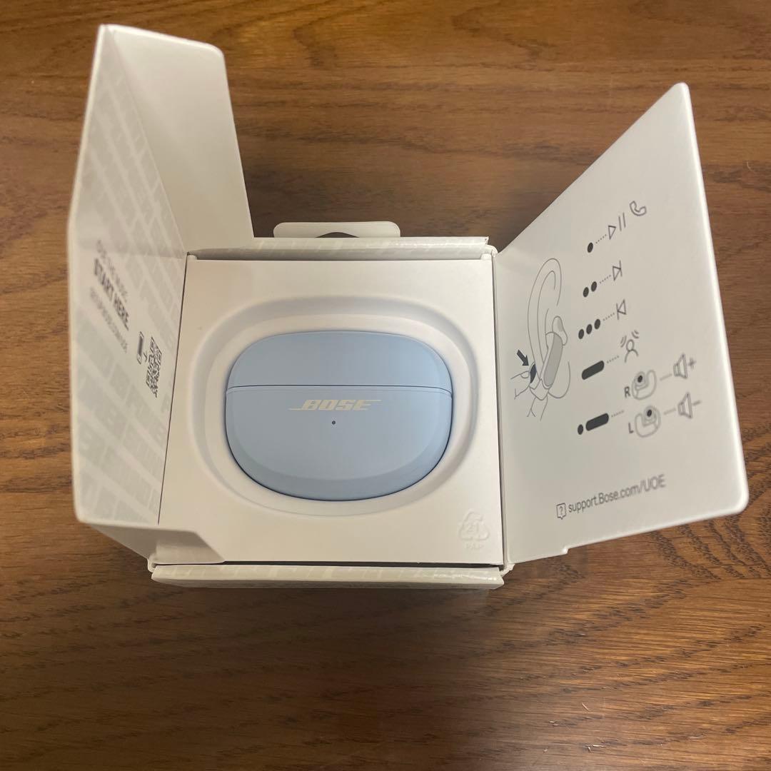BOSE ULTRA OPEN EARBUDS ライトブルー 充電ケース付き