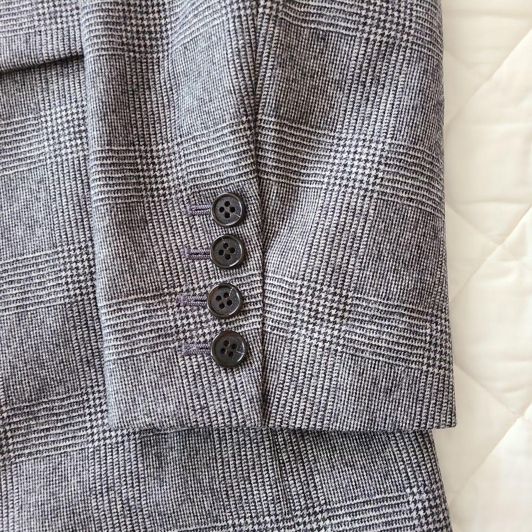 SHINZONE ❁ ツイード シングル ブレストジャケット グレンチェック