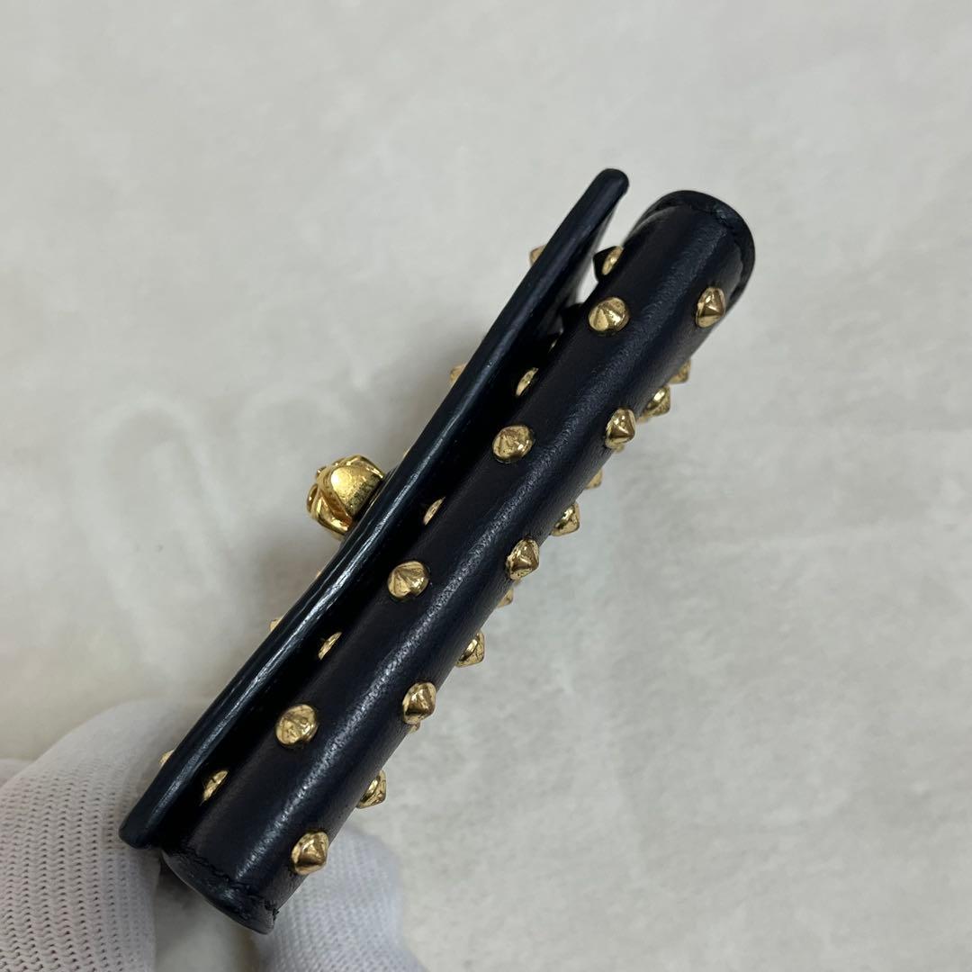 アレキサンダーマックイーン カードケース　スカル　スタッズ　名刺入れ