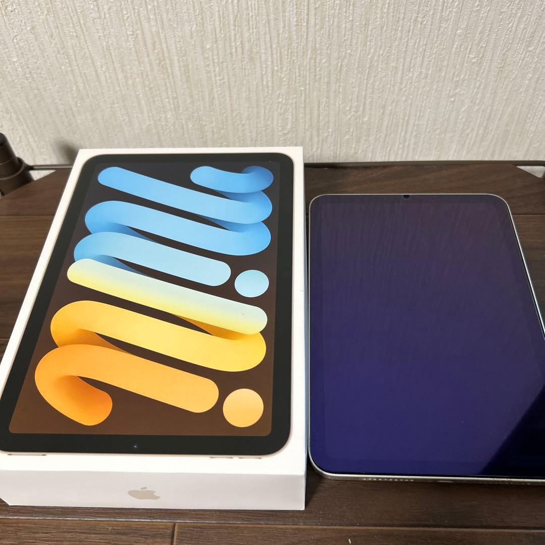 iPad mini 第6世代 64GB Starlightバッテリー92％ 美品