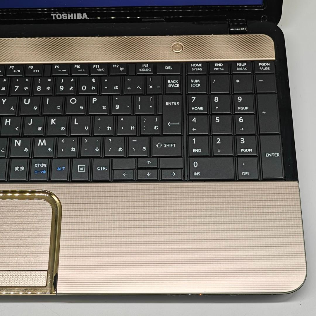【東芝】T552 高速i7 SSD256GB 8GB ゴールド ノートPC