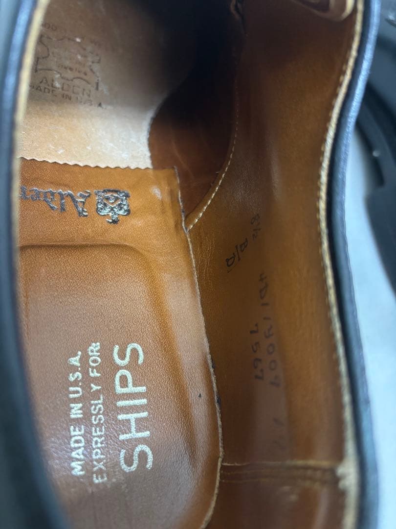 オールデンＳＨIＰＳ限定Ｕチップコードバン8.5D